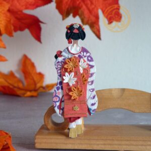 Spilla Maiko autunnale