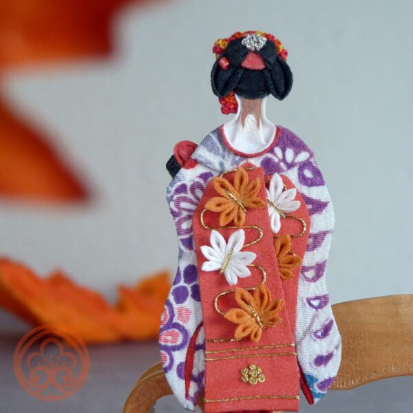 Spilla Maiko autunnale - immagine 3